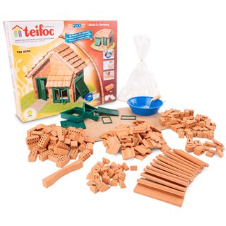 Building set - house with tiles - 200 pieces
